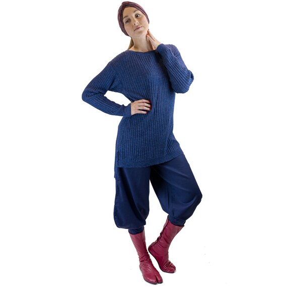Japanese Nikka Pants Made of Soft Wool, Jodhpur Pants, Japanese Baggy Trousers,