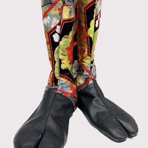 Japanese Obi brocade Tabi boots - size 40