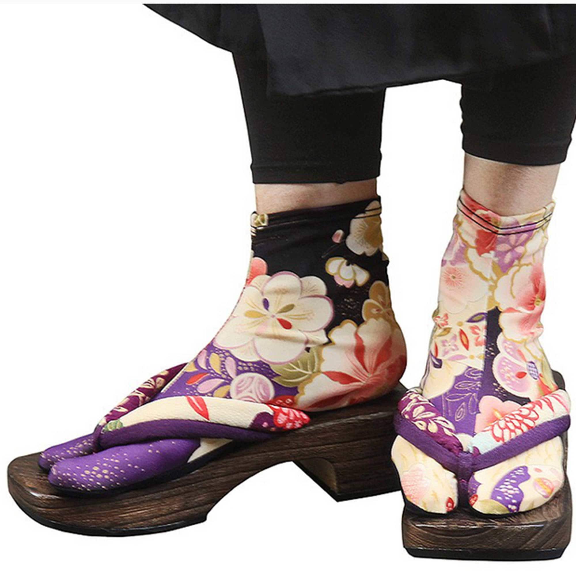SOUSOU Tabi Socks (Low-Cut) Japanese Rose