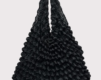 Sac de courses très compact, Petit sac japonais Shibori