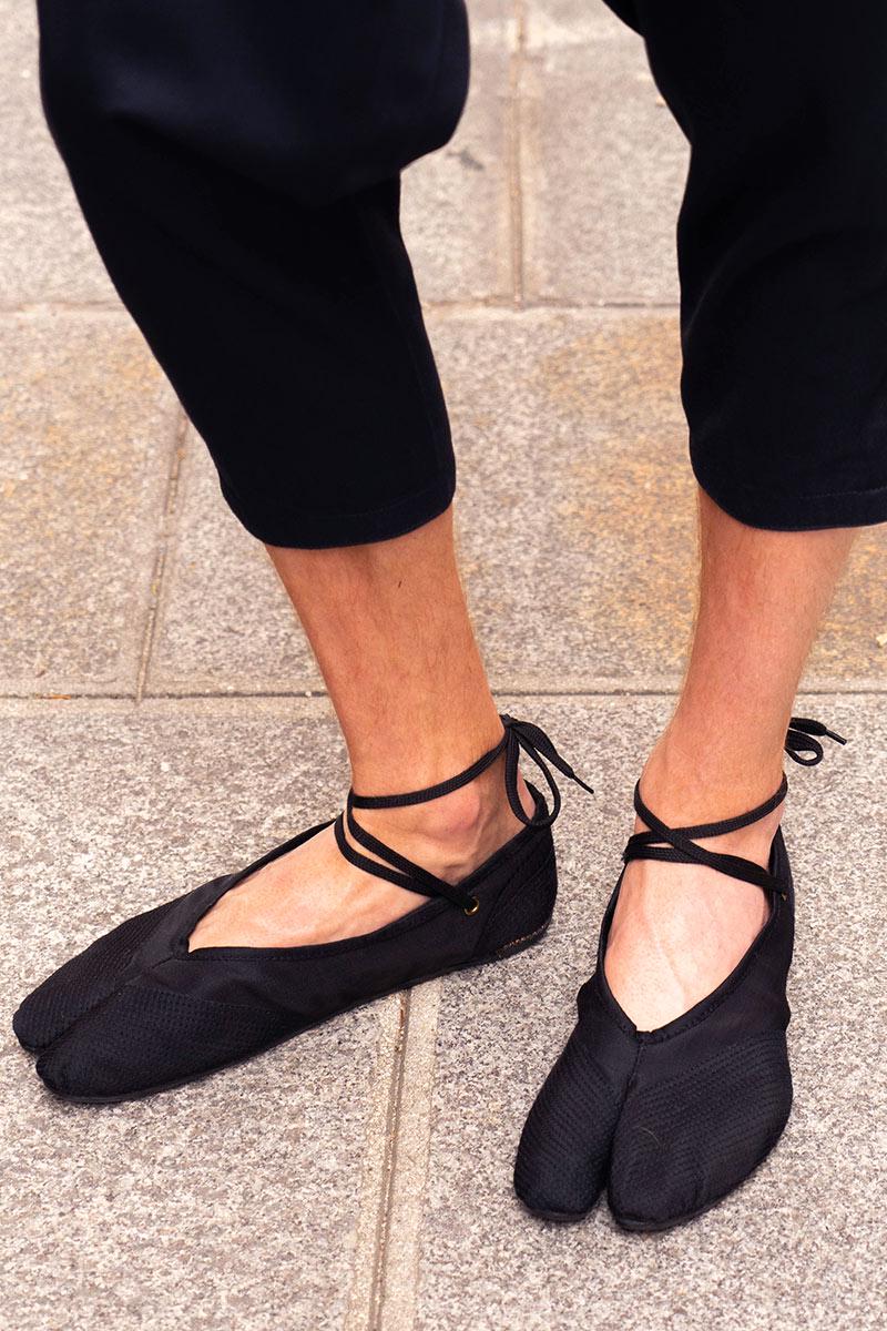 Black Obi Tabi Ballerinas - Etsy