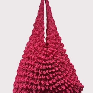 Bolsa de compras muy compacta, pequeña bolsa japonesa Shibori