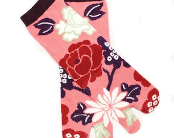 Chaussettes Tabi japonaises T36-39 avec de dessins japonais