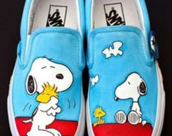 vans peanuts christmas shoes