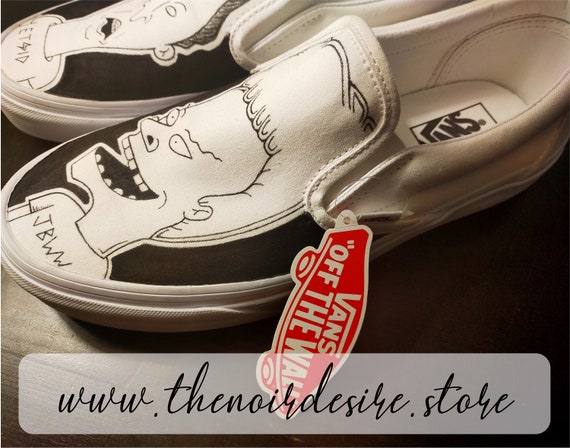 Beavis \u0026 Butthead Vans Shoes | Etsy