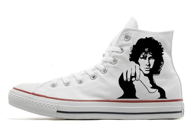 Hand Painted Converse Jim Morrison the Doors Shoes Etsy UK