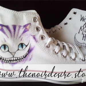 Cheshire Cat Alice in Wonderland Converse