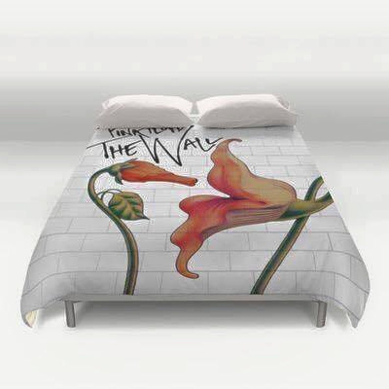 Personalized Hand Painted Bedspread Pink Floyd The Image 0