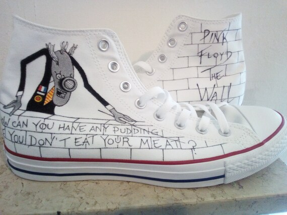 Converse pink floyd sneakers discount