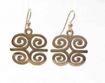 Kolczyki z symbolem Adinkra (Dwennimmen)