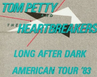 Pass per il backstage di Tom Petty d'epoca: Long After Dark Tour del 1983