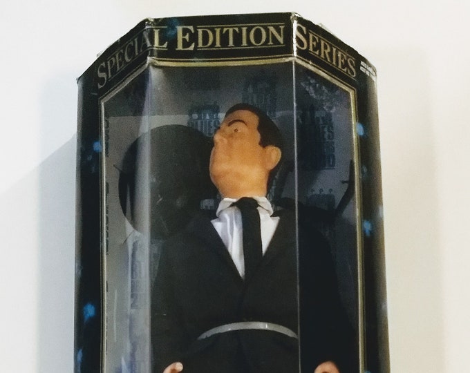 Featured listing image: Blues Brothers, Figure, John Goodman As Mack! Authentic Vintage '00! Blues Brothers 2000 Action Figure, Like New, Unopened Box! Toy Biz!