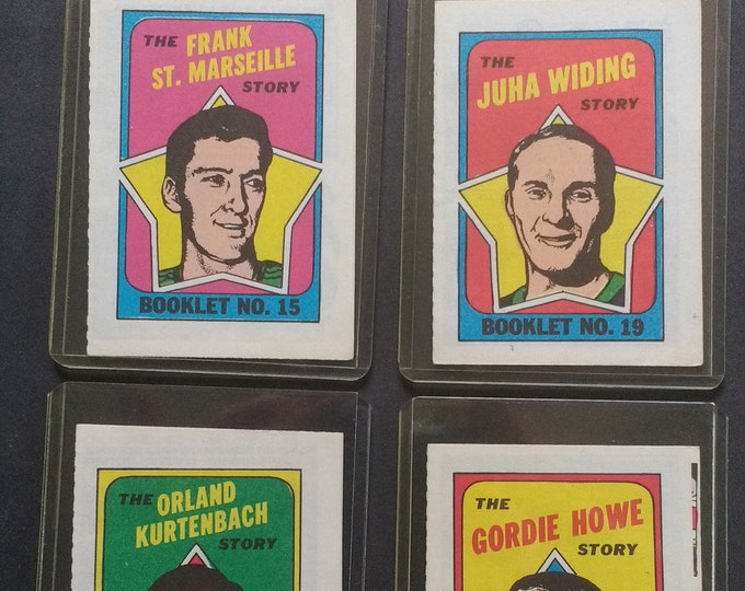 Featured listing image: Vintage 1971 O Pee Chee Hockey Booklets: Gordie Howe + More