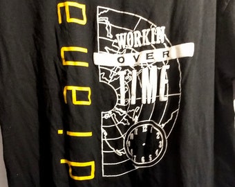 T-shirt de concert Diana Ross vintage 1989 - Workin' Overtime Tour