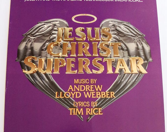 Featured listing image: Vintage Superstar Broadway Window Card: Ted Neely, Dennis De Young (STYX), 1992!