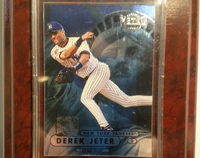 Featured listing image: Derek Jeter Metal Universe Trading Card - 1998 Fleer - Yankees Plaque