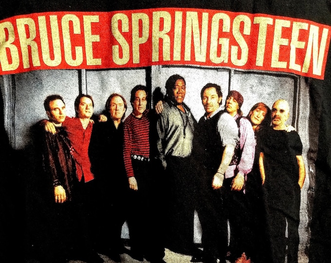Featured listing image: Bruce Springsteen, E Street Band, Concert T Shirt! Authentic Vintage 99! E Street Band, Itinerary On Back, "Reunion Tour" Meadowlands Shows!