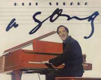 Vintage Neil Sedaka Vinyl Record Album: A Song, 1977