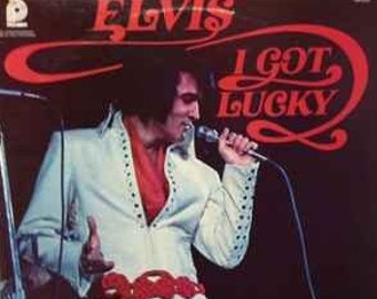 Álbum de vinilo de Elvis Presley: I Got Lucky, importación canadiense de 1975