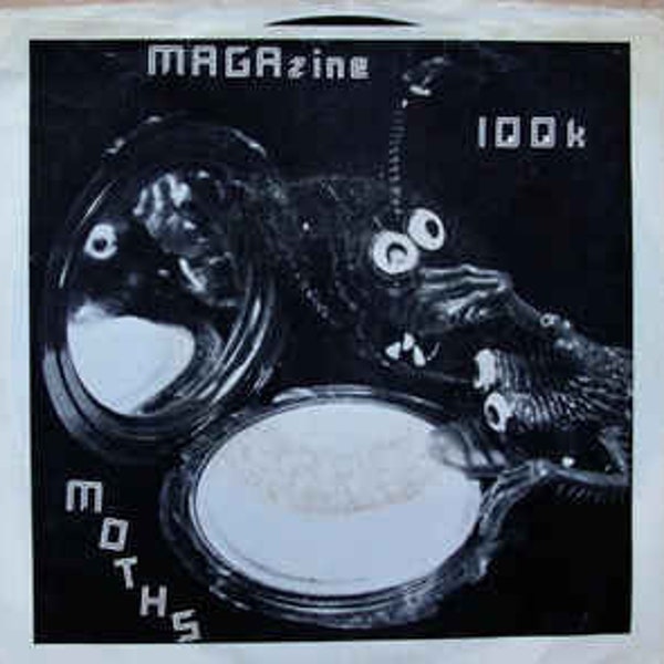 Moths, Vinyl 7" Record, 45RPM, US Release! Authentic Vintage 1980! Moths, "Magazine Look"! 80's US New Wave, Punk, Garage Band! Near Mint!