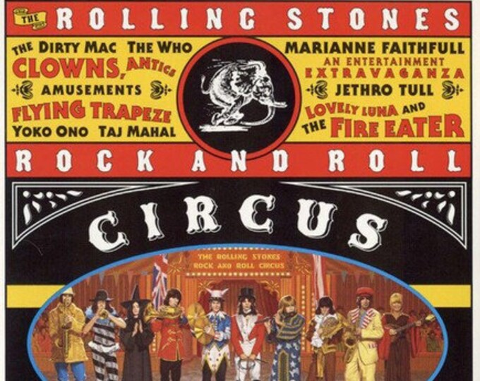 Featured listing image: The Rolling Stones, DVD! Authentic Vintage 2004! Rolling Stones, "Rock & Roll Circus"! BBC Event From '68! The Who, Jethro Tull, New Footage