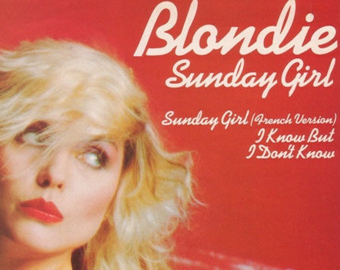 Featured listing image: Vintage Blondie "Sunday Girl" 12" Vinyl EP - UK Import 1979
