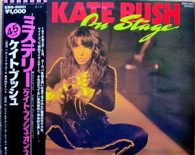 Featured listing image: Kate Bush "On Stage" Vinyl EP - 1979 Japan Import With Obi Strip