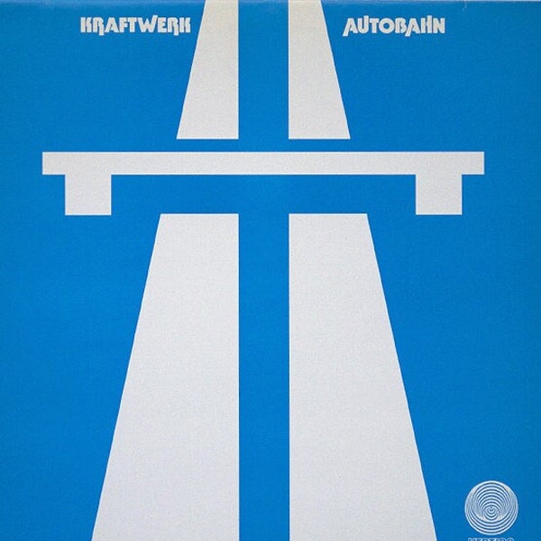 Kraftwerk, Vinyl Record, RARE UK Import! Authentic Vintage 1974! Kraftwerk, 'Autobahn'! NM Side 1/ Side 2, Slight Edge Wear on Sleeve