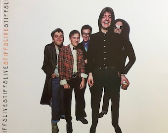 Vintage 'Stiffs Live' Vinyl Album: Elvis Costello, Nick Lowe, Ian Dury (1978)