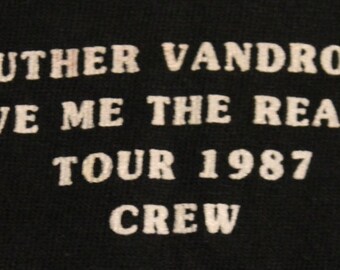 Camiseta vintage de la gira de Luther Vandross de 1987 - Hanes XL