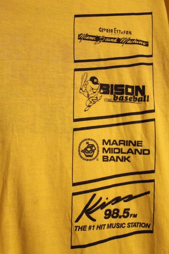 Vintage 80s Gloria Estefan Concert T-Shirt - Miami Sound Machine