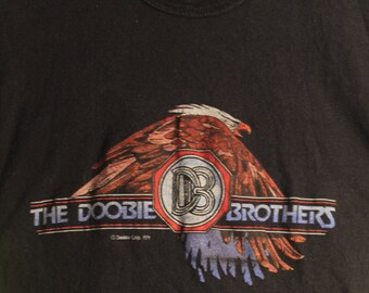 ドゥービーブラザーズ Tシャツ 2001ツアー 黒 Doobie Brothers Shirt