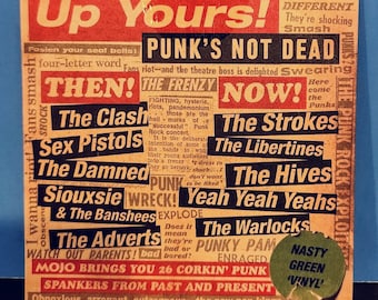 Choque, Siouxsie, CD promocional, ¡Importación RARA del Reino Unido! ¡Auténtica cosecha del 2003! 'Punks Not Dead', ¡26 canciones! Funda de cartón 'desgastada', 'Pegatina Hype'