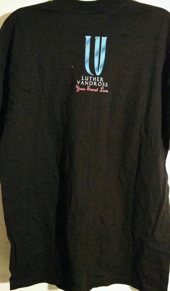 Luther Vandross Concert T Shirt! Authentic Vintag… - image 4