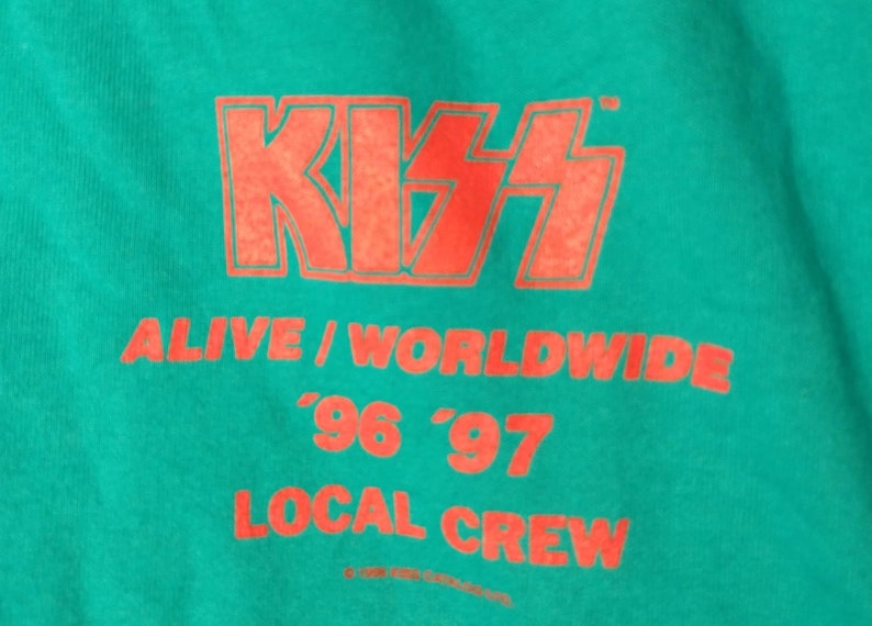 Kiss Concert 買取り実績 T Shirt Licensed Original Authentic Vintage 1996