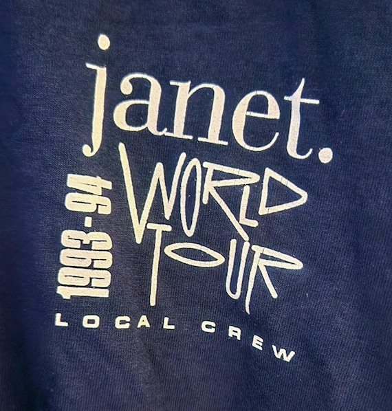 Janet Jackson 93-94 world tourTシャツ