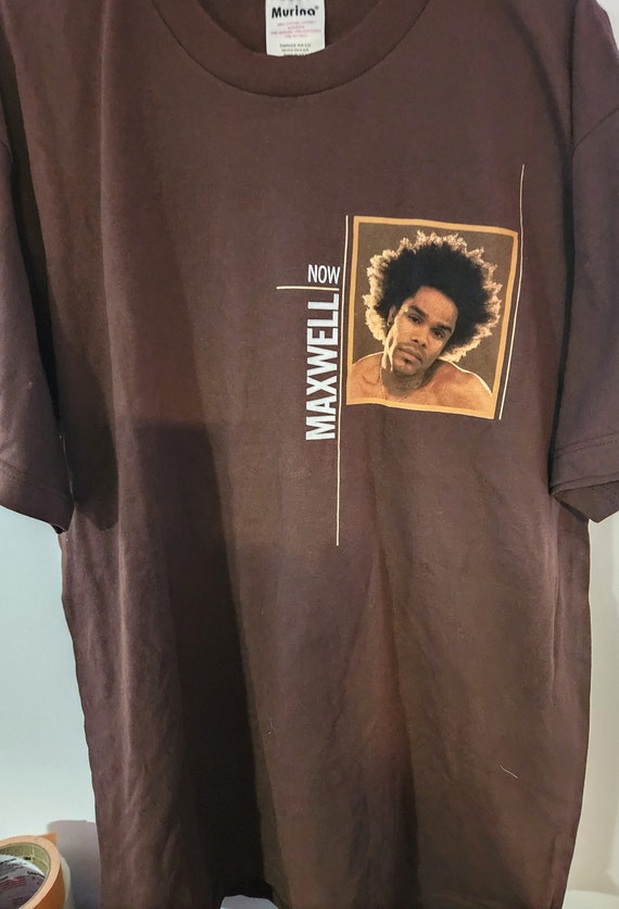 Maxwell, Concert T Shirt, Song Titles on Back! Au… - image 3