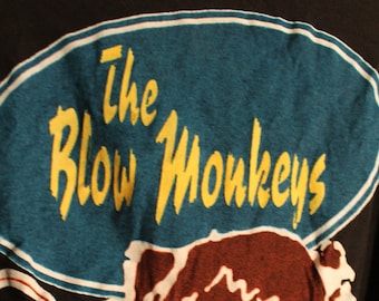 Vintage Blow Monkeys Concert T-Shirt: Animal Magic Tour 1986, Size XL