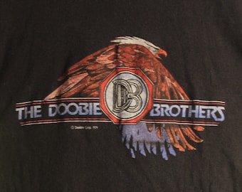 The Doobie Brothers, Concert T Shirt, RARE! Authentic Vintage 79! &quot;Minute By Minute Summer  Tour&quot;! Original 70&#39;s Band T! Size XSmall / SM!