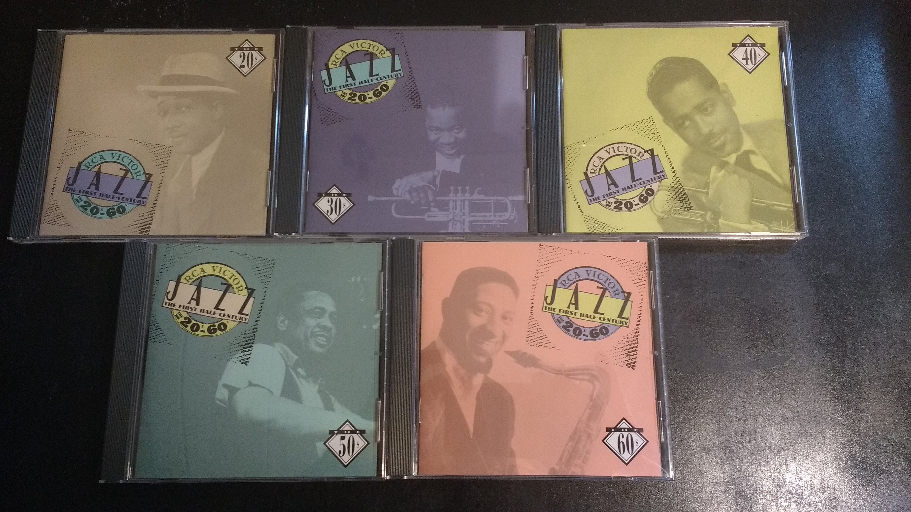 Jazz CD Box Set 5X Discs! Authentic Vintage 1992! RCA Victor Jazz / The