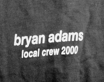 Vintage Bryan Adams Crew T-Shirt - 2000 Massey Hall Toronto - XL