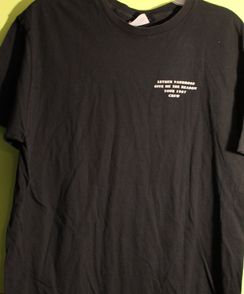 Luther Vandross T Shirt Crew RARE! Authentic Vintage 1987 T