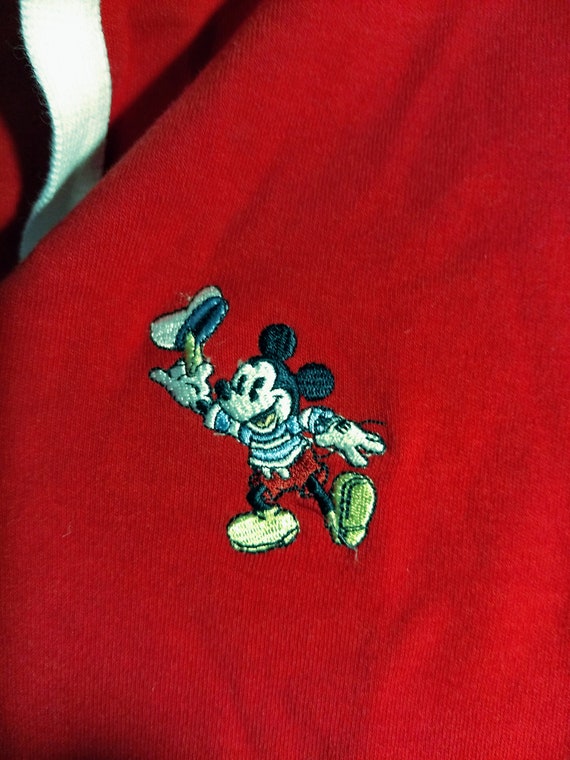 Disney, Mickey Mouse, Embroidered Golf Shirt, Lice