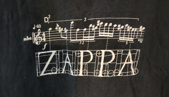 Frank Zappa, Vintage Band T Shirt, RARE! Authenti… - image 2