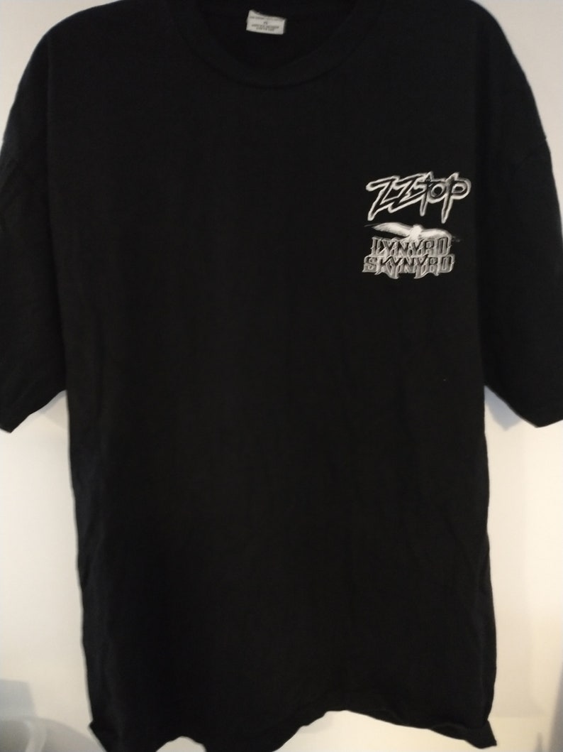 ZZ Top Lynyrd Skynyrd Concert Tour Shirt Original Crew | Etsy