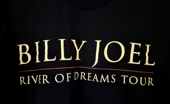 Vintage 1993 Billy Joel Concert T-shirt: River of Dreams Tour