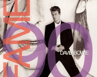 David Bowie, CD, Maxi-Single, US Release! Authentic Vintage 90! David Bowie, &quot;Fame 90&quot;! 5 Remixed Versions, w/Queen Latifah, Hip-Hop, House!