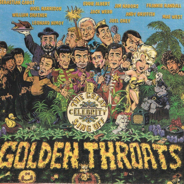 CD, Rock Classics by William Shatner, Leonard Nimoy, Andy Griffith! Authentic Vintage '88! 'Golden Throats: The Great Celebrity Sing-Off'! M