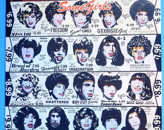 Featured listing image: Rolling Stones 'Some Girls' Vinyl Album: 1977 1st Press, Die-Cut Sleeve