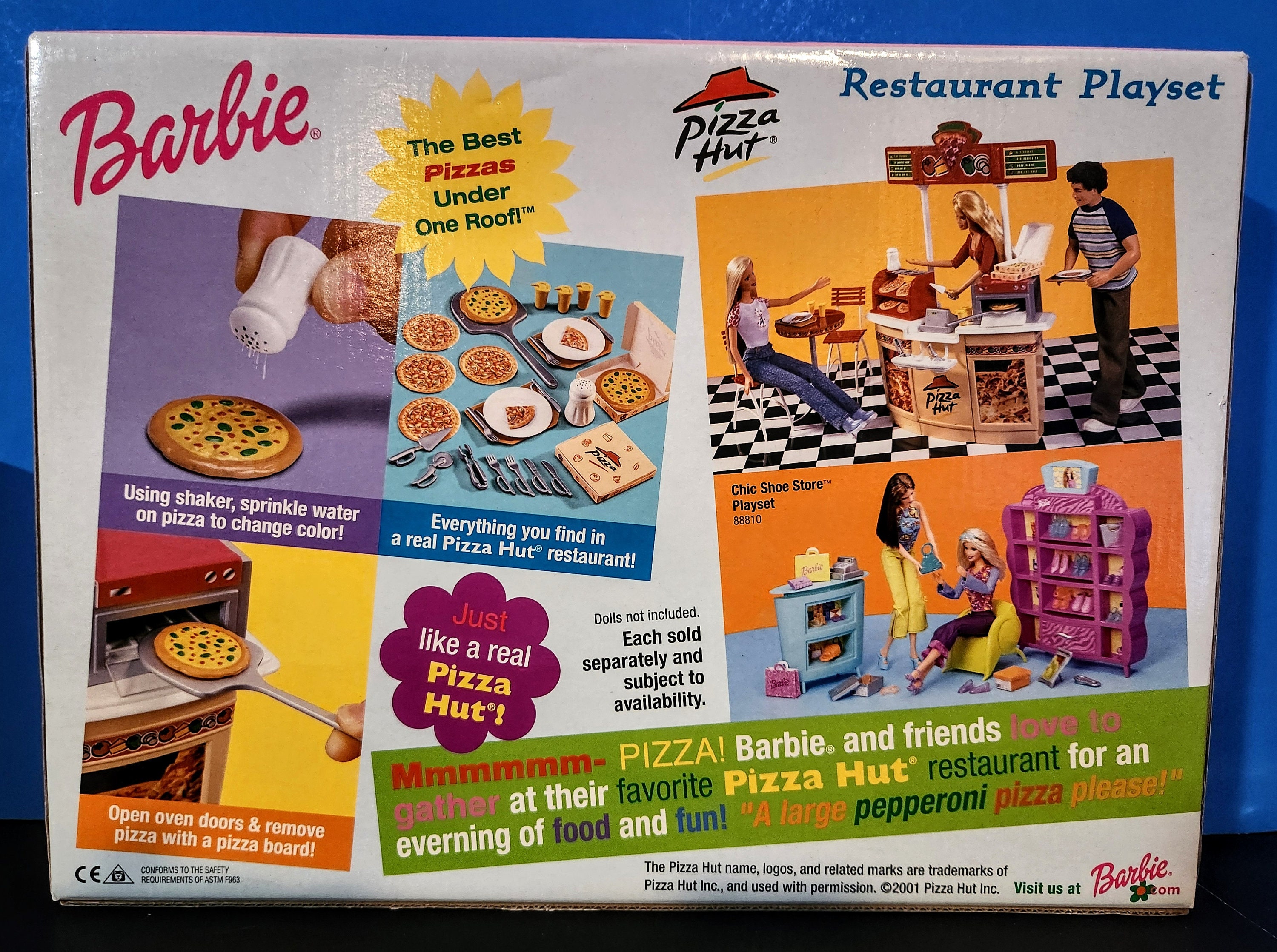 Barbie pizza hut playset sale